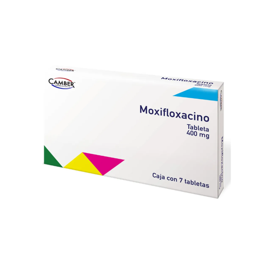 MOXIFLOXACINO 400 MG. CAJA CON 7 TABLETAS