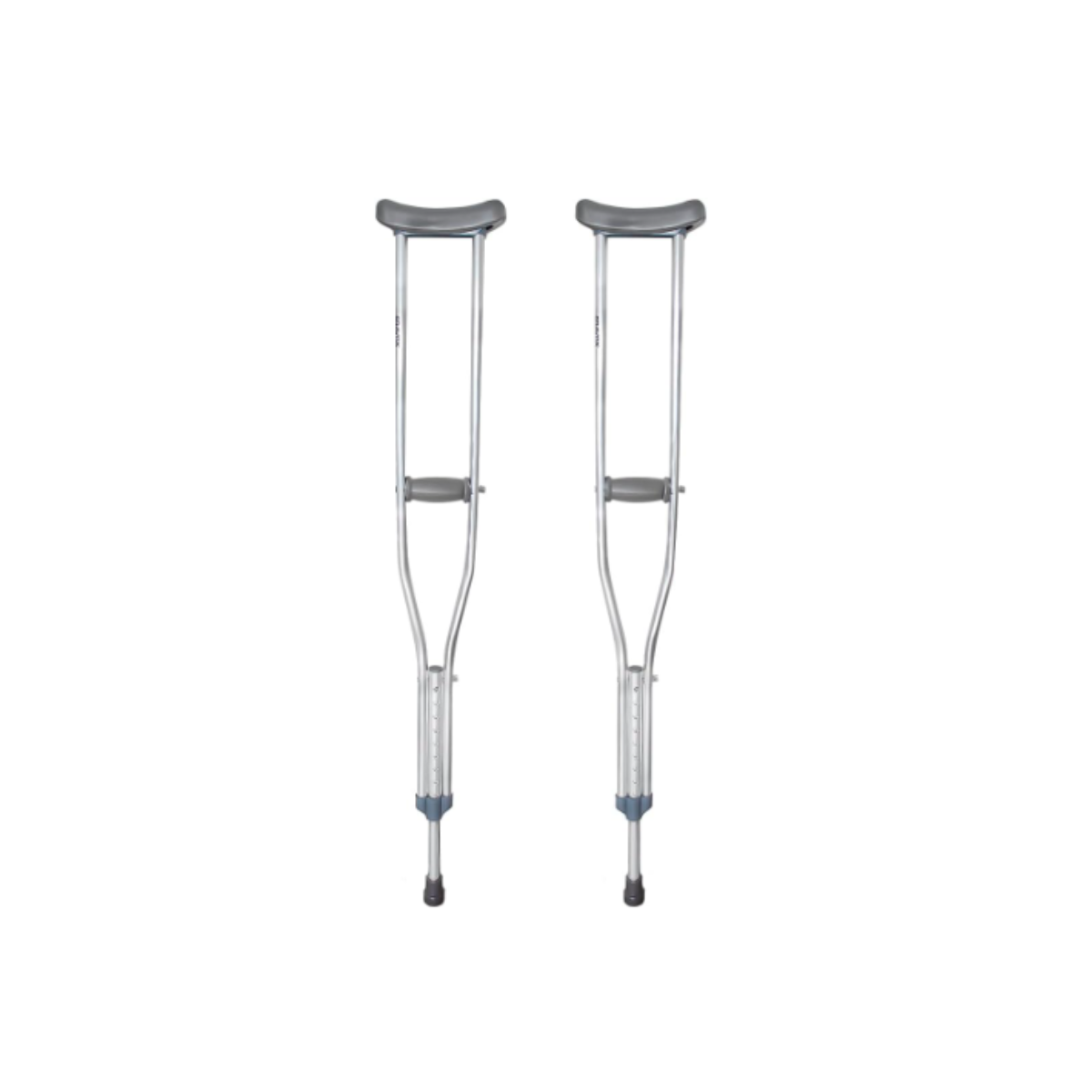 MULETAS AXILARES DE ALUMINIO. ALTURA AJUSTABLE. ADULTO