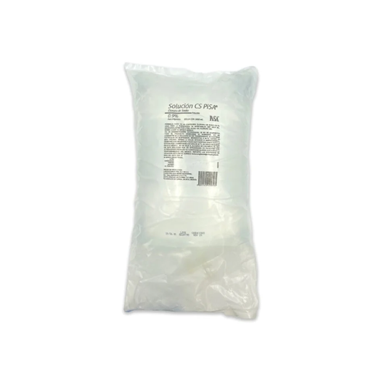 CLORURO DE SODIO 0.9% EN AGUA INYECTABLE 3000 ML. (PISA)