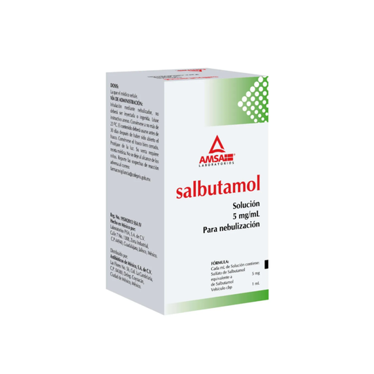 SALBUTAMOL. SOLUCIÓN 5MG/ML PARA NEBULIZACIÓN