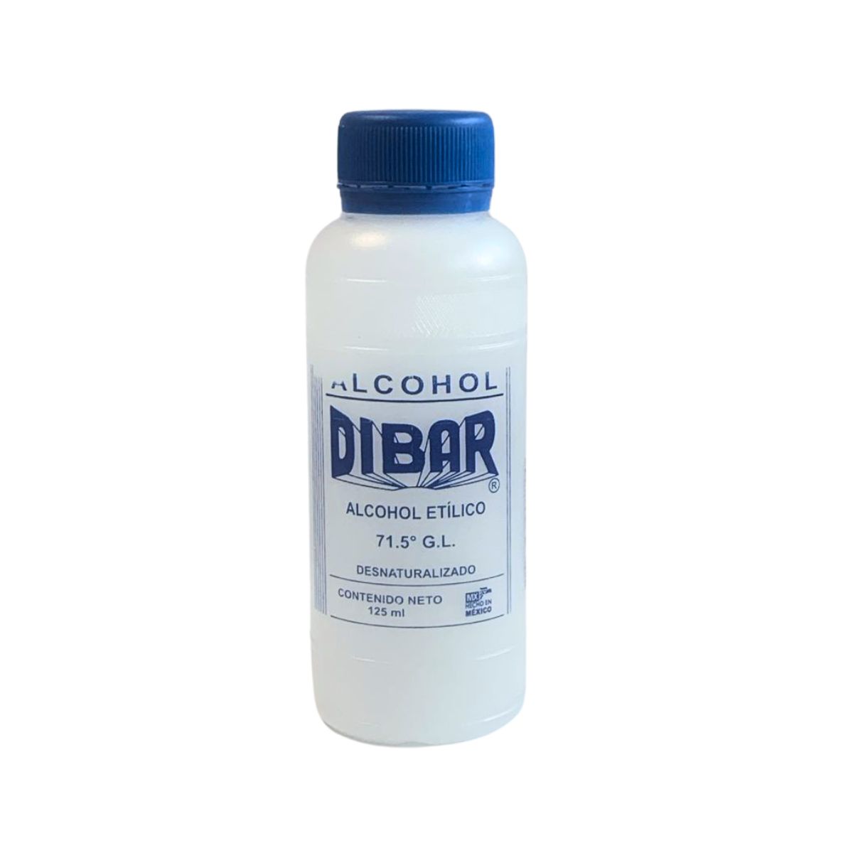 ALCOHOL ETILICO DIBAR 71.5° 125 ML