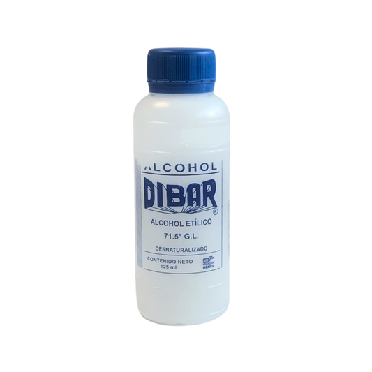 ALCOHOL ETILICO DIBAR 71.5° 125 ML