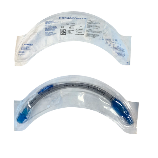 TUBO ENDOTRAQUEAL ESPIRAL REFORZADO 8.0 MM (32 FR) C/GLOBO ORAL/NASAL