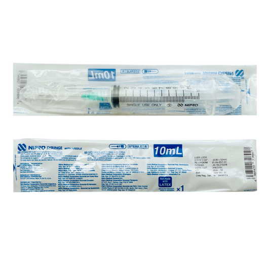 JERINGA NIPRO DE 10 ML 21 X 32 / CONTIENE 100 PIEZAS