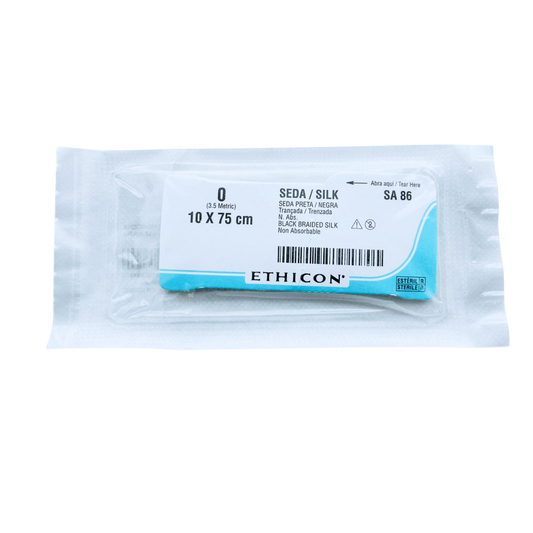 SEDA-SILK 0 ETHICON (SUTUPAK 10X75CM 3.5M) (24 PIEZAS)