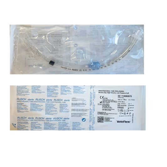 TUBO ENDOTRAQUEAL RUSCH CON GLOBO 7.5 MM