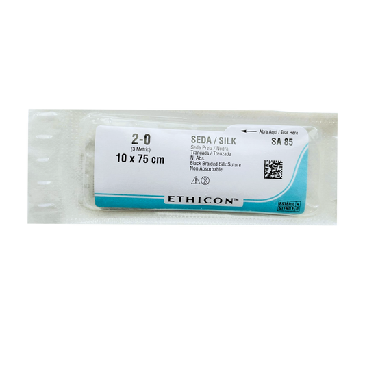 SEDA-SILK 2-0 ETHICON (SUTUPAK 10X75CM 3M) . (10 PIEZAS)
