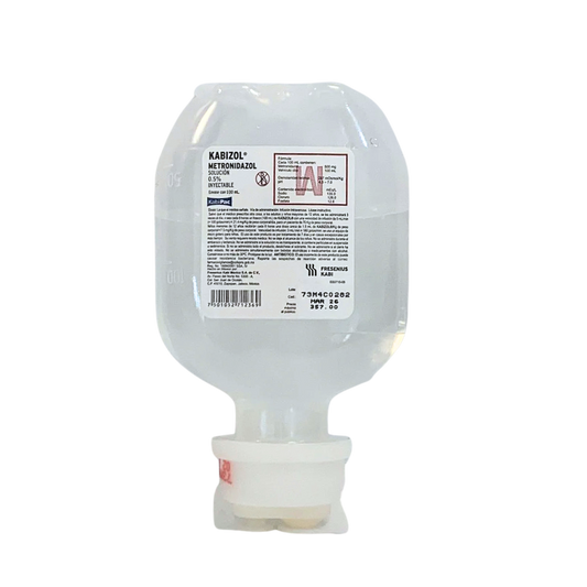 KABIZOL. METRONIDAZOL 0.5%. SOLUCIÓN INYECTABLE. ENVASE CON 100 ML