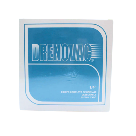 DRENOVAC 1/4 EQUIPO COMPLETO DE DRENAJE DESECHABLE ESTERILIZADO