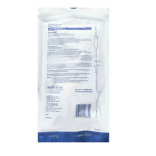 GRAVISET QUIRURGICO. NORMOGOTERO. BAXTER