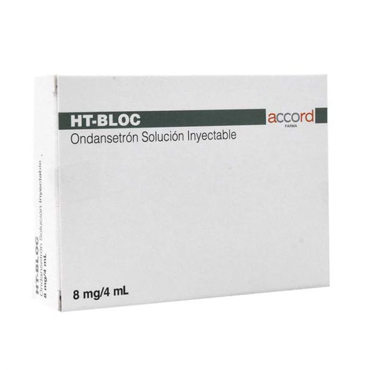 HT- BLOC ONDANSETRÓN SOLUCIÓN 8 MG / 4 ML INYECTABLE