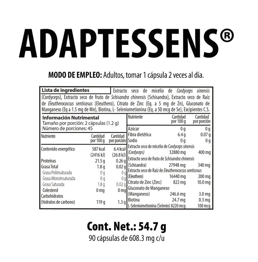 Nutrabiotics ADAPTESSENS (90 cápsulas)