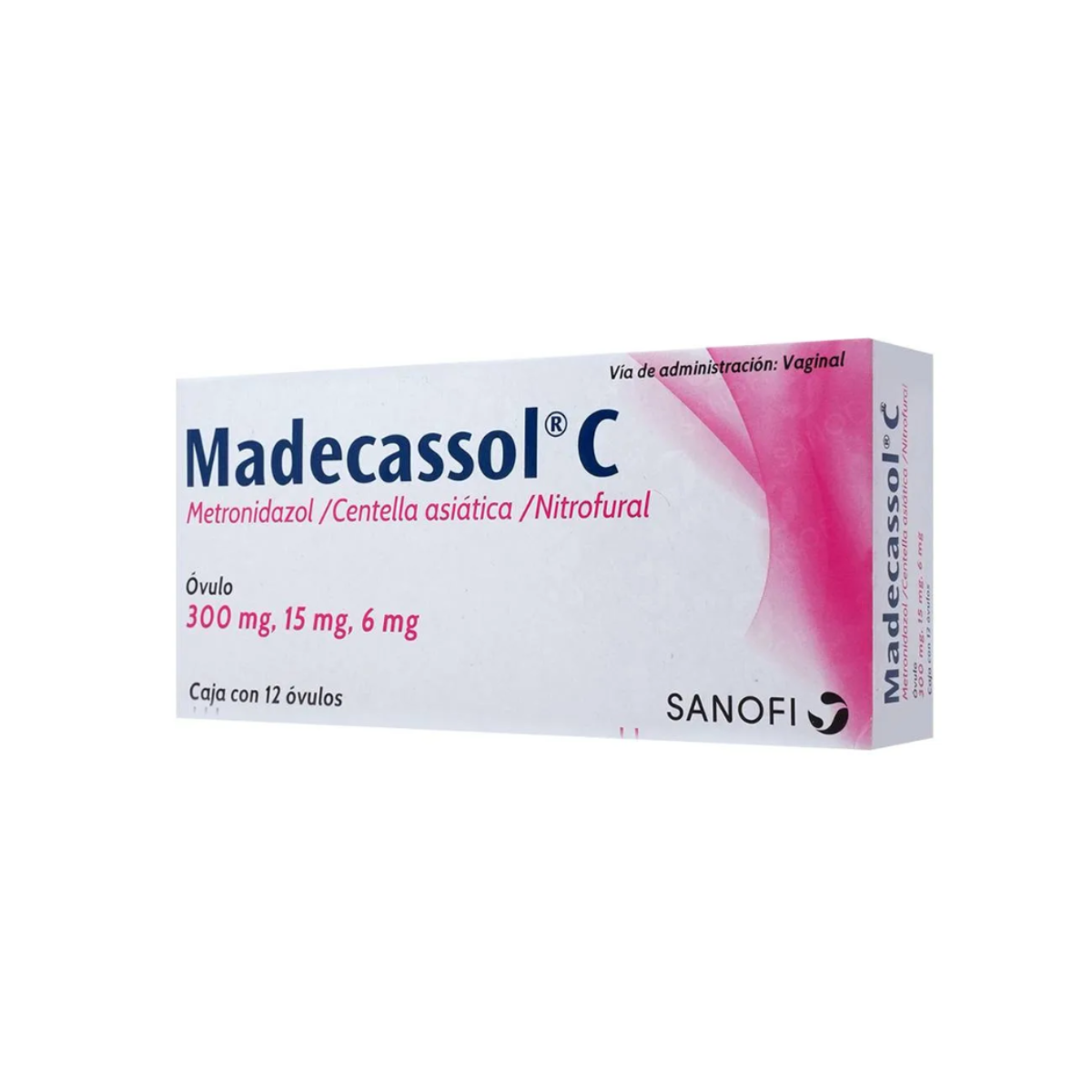 MADECASSOL C. 300/15/6MG. 12 ÓVULOS