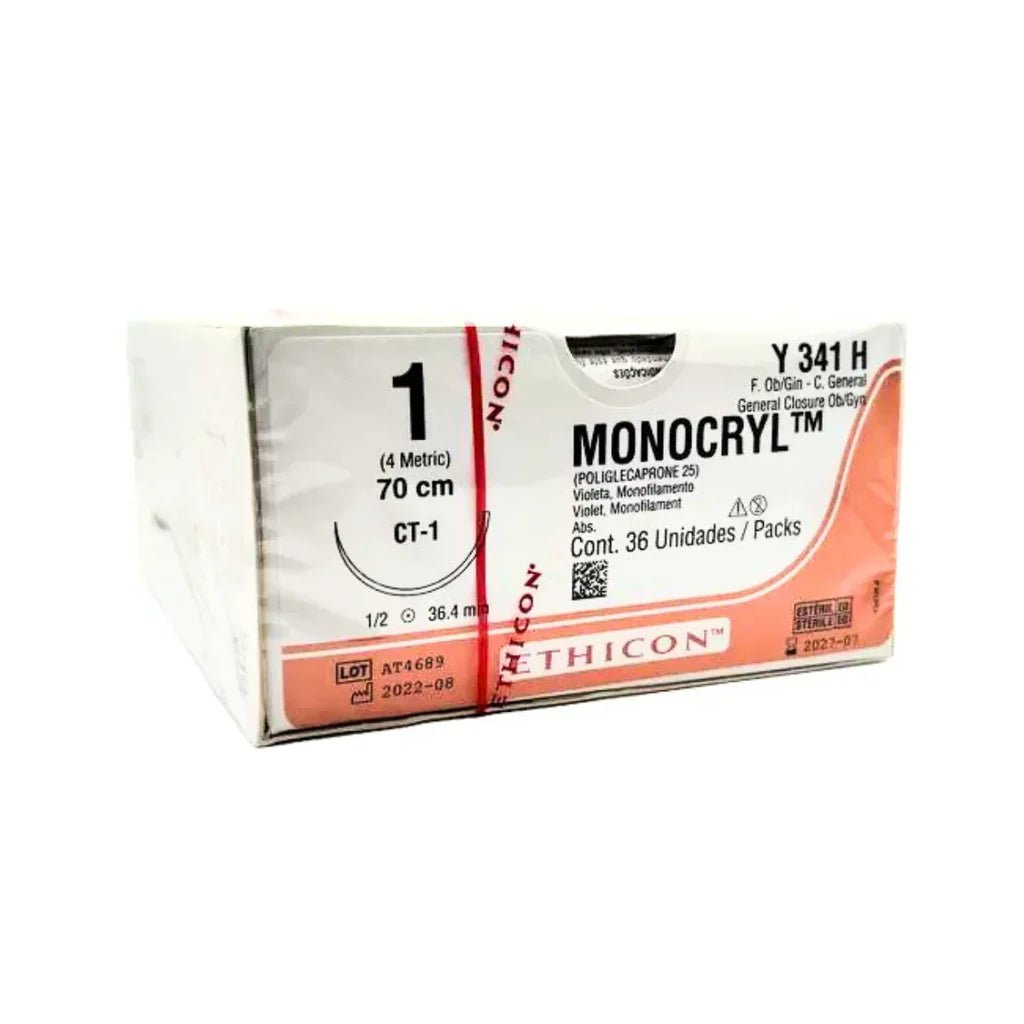 Monocryl 1 Y341H Sutura Quirúrgica