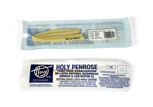 PENROSE 1/4" TUBO PARA CANALIZACIÓN DE LATEX NATURAL RADIOPACO