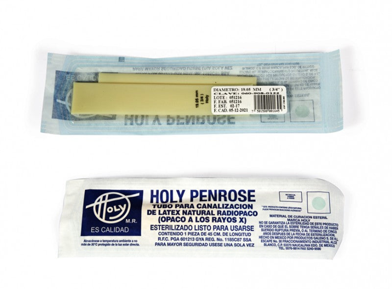 HOLY PENROSE 3/4" TUBO PARA CANALIZACIÓN DE LATEX NATURAL RADIOPACO