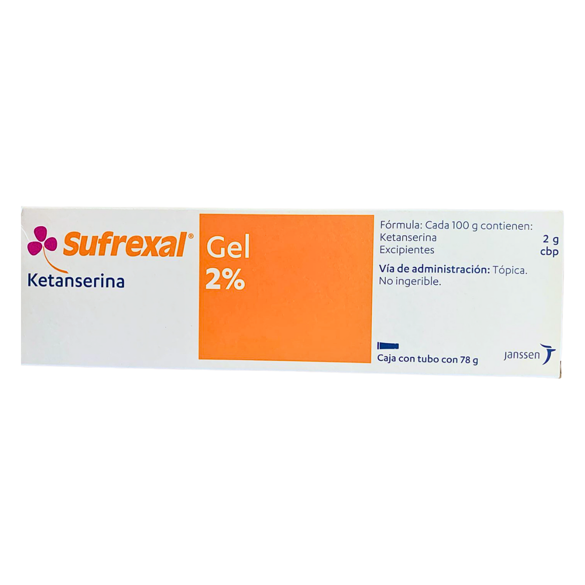 SUFREXAL. KETANSERINA 2%. GEL. TUBO CON 78 G
