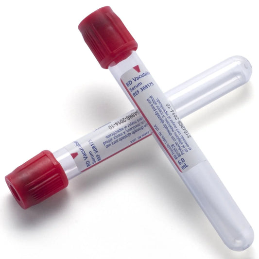 TUBO VACUTAINER ROJO 6 ML / CONTIENE 5 PIEZAS