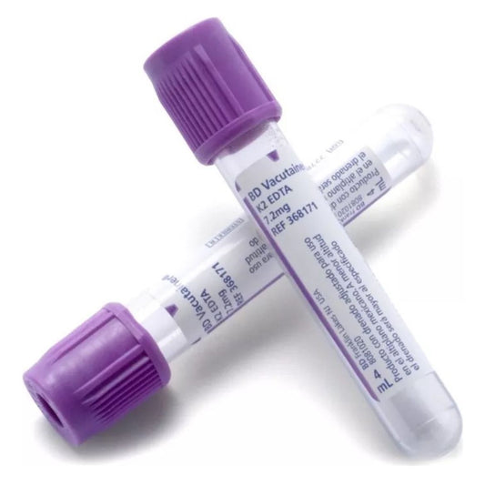 TUBO VACUTAINER LILA 4ML / CONTIENE 5 PIEZAS