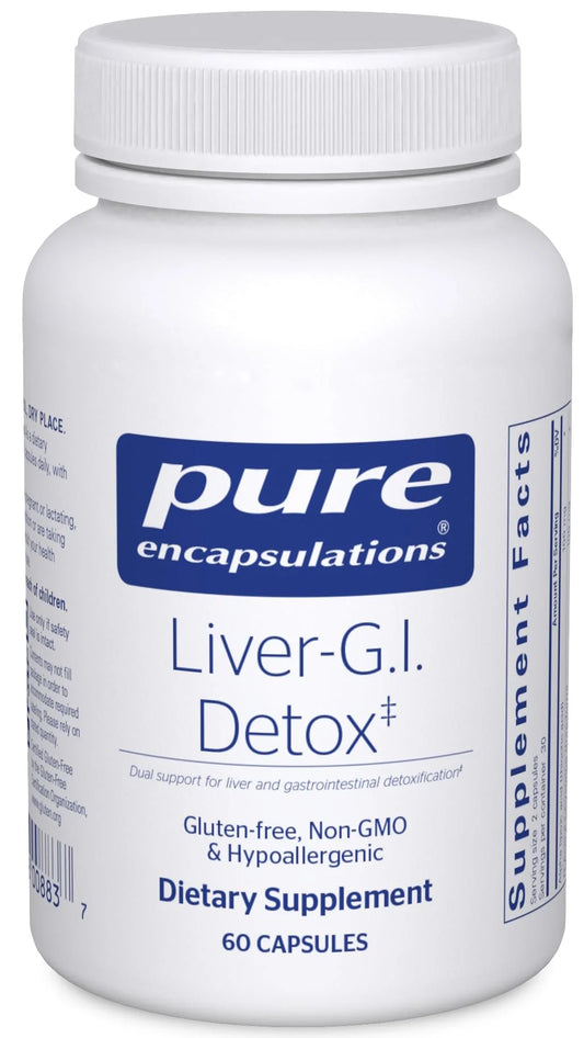 PURE ENCAPSULATIONS LIVER G.I. DETOX 60 CAPSULAS