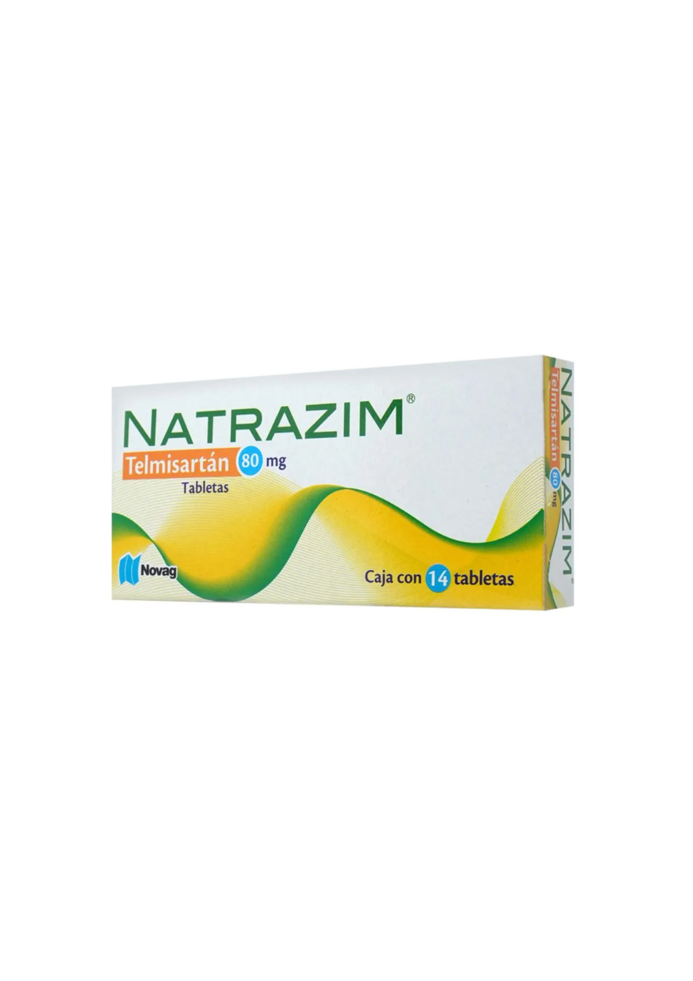 NATRAZIM. TELMISARTAN 80 MG. 14 TABLETAS