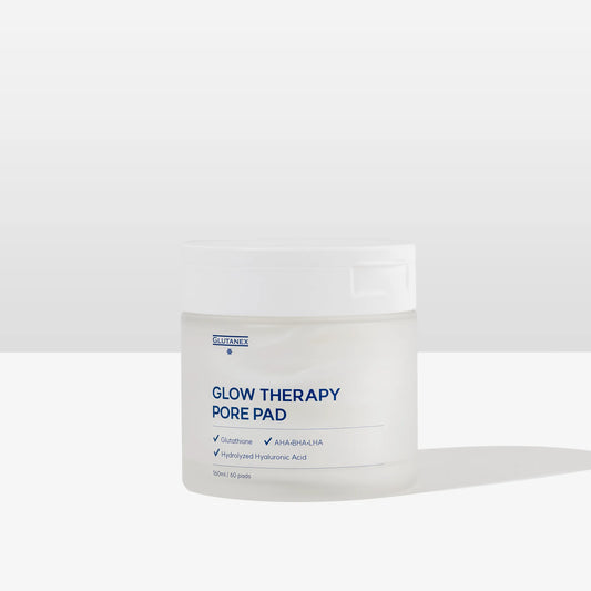 Glutanex Glow Therapy Toner Pad Almohadillas para Limpieza Profunda de Poros