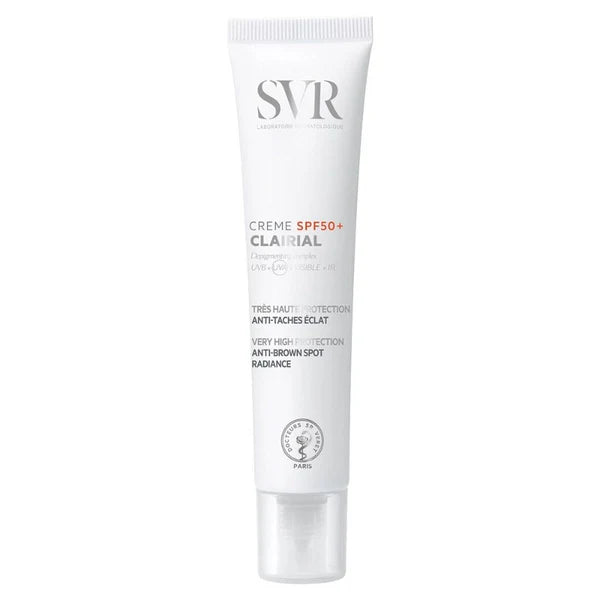 SVR Clairial Creme SPF50 | Protector Solar Despigmentante Anti-Manchas con Alta Protección