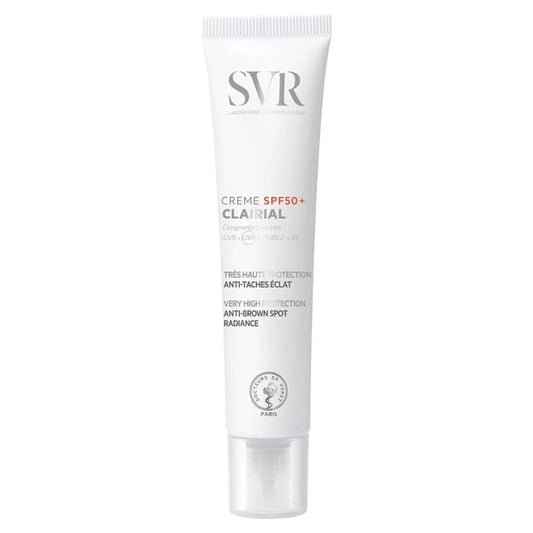 SVR Clairial Creme SPF50 | Protector Solar Despigmentante Anti-Manchas con Alta Protección