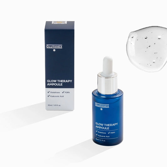 Glutanex Glow Therapy Ampoule Serum Hidraclarante Con Efecto Iluminador, Reparador y Antioxidante