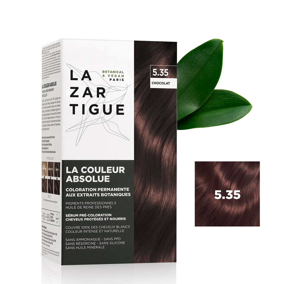 Tinte Cabello Lazartigue 5.35 Sin Amoniaco Chocolate