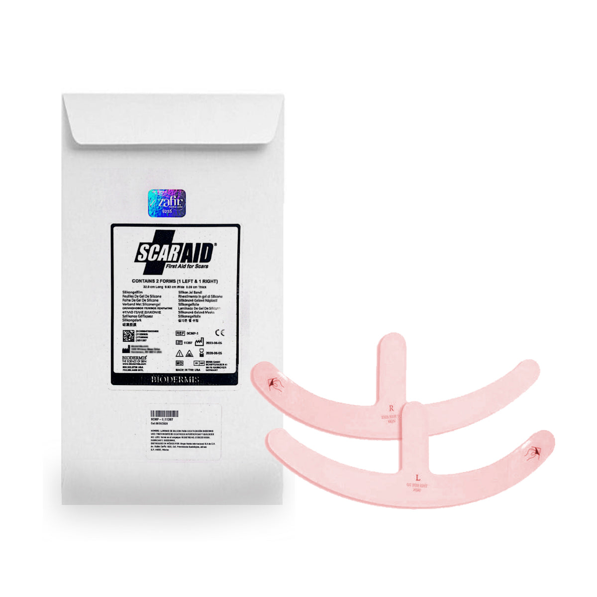 Scar Aid. Lámina De Silicón Grado Médico, Post-mastopexia