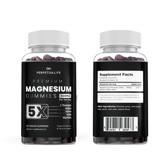 Perpetua Life Magnesium Gummies 5x