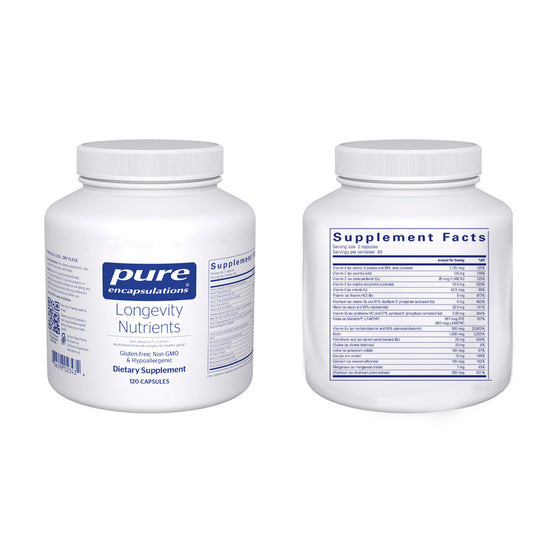 Pure Encapsulations Longevity Nutrients 120 Cápsulas.