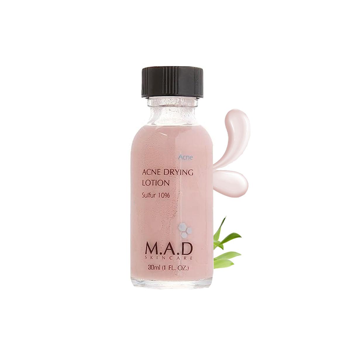 M.A.D Skincare Acne Drying Lotion Sulfur 10% 30 Ml - Zafir Medical Center