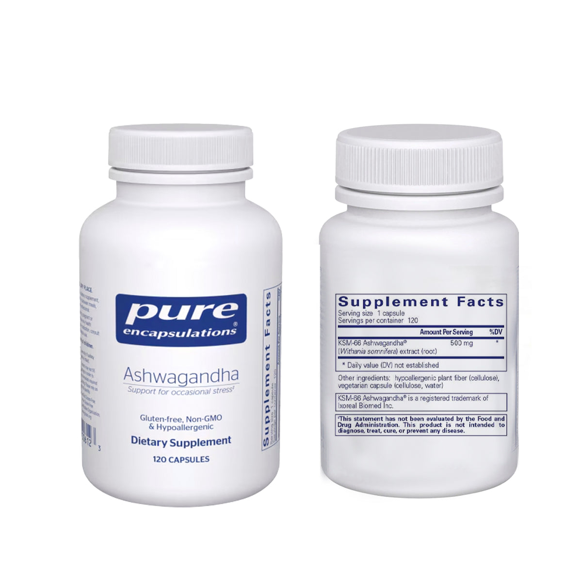 Pure Encapsulations Ashwagandha 120 Caps