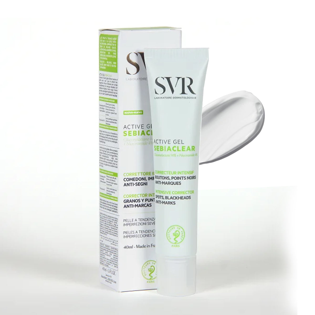 Corrector Intensivo Svr Sebiaclear Active Piel Grasa - Acne - Zafir Medical Center