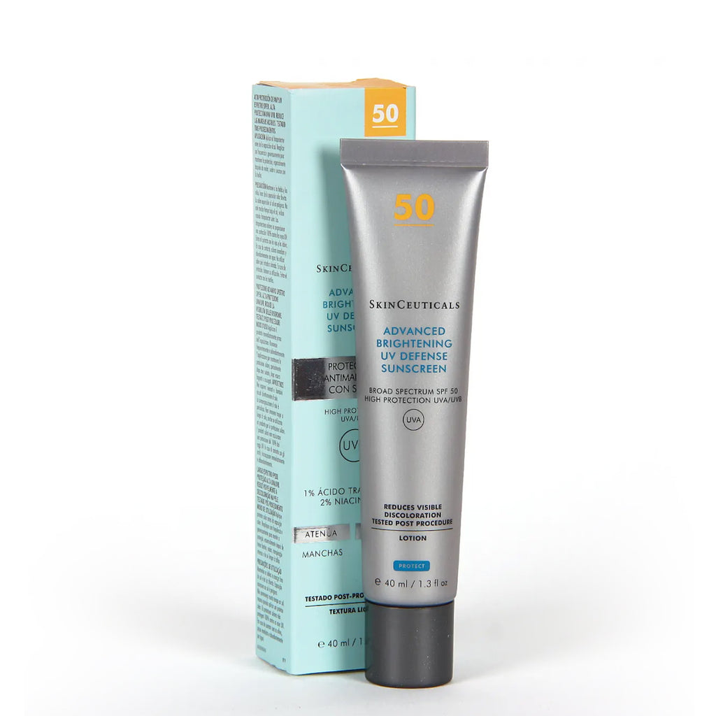 SkinCeuticals Advenced Brigthening  UV Defense SPF 50 Protector Solar Ideal Para Pieles Con Manchas