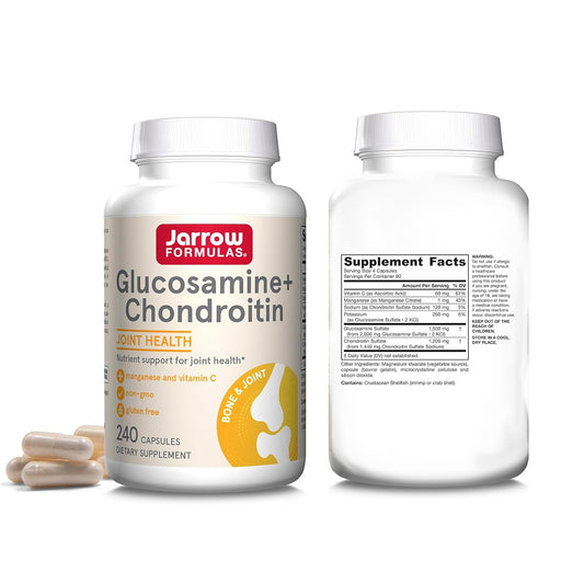 Jarrow Formulas Glucosamine+Chondroitin+MSM Vitamina C