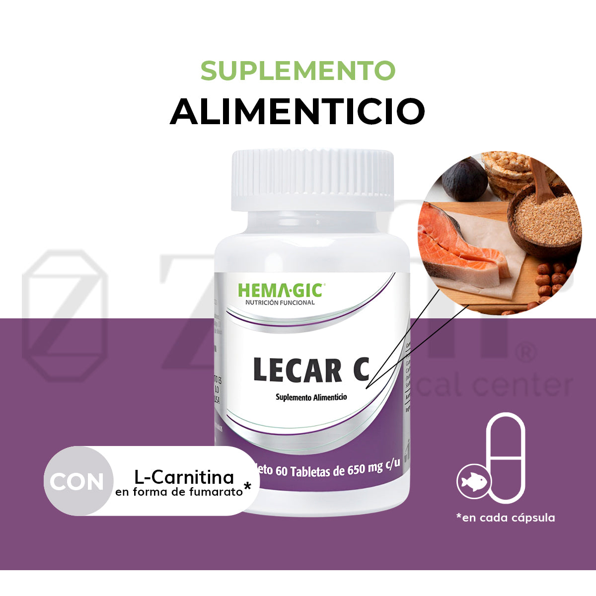 Hemagic - LECAR C 60 cápsulas