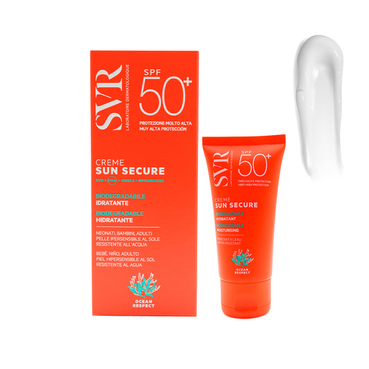 Protector Solar SPF50+ En Crema Sun Secure Creme SVR Para Toda La Familia - Zafir Medical Center