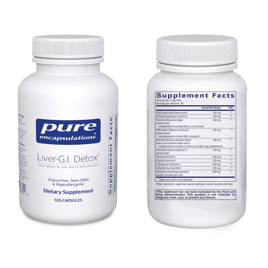 Pure Encapsulations Liver-G.I. Detox 120 cápsulas