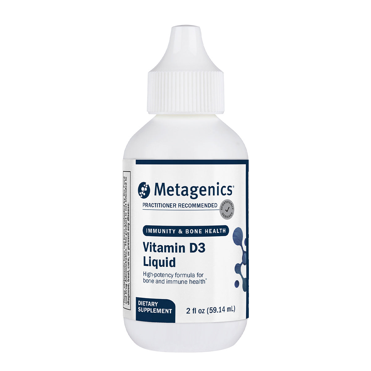 Metagenics D3 Liquid Sabor Uva 30 Mililitros