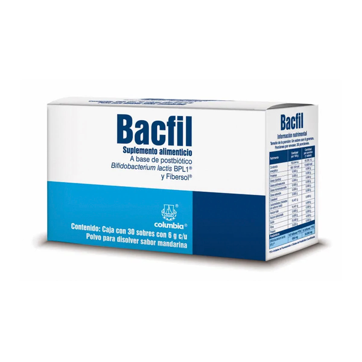 Bacfil con 30 sobres