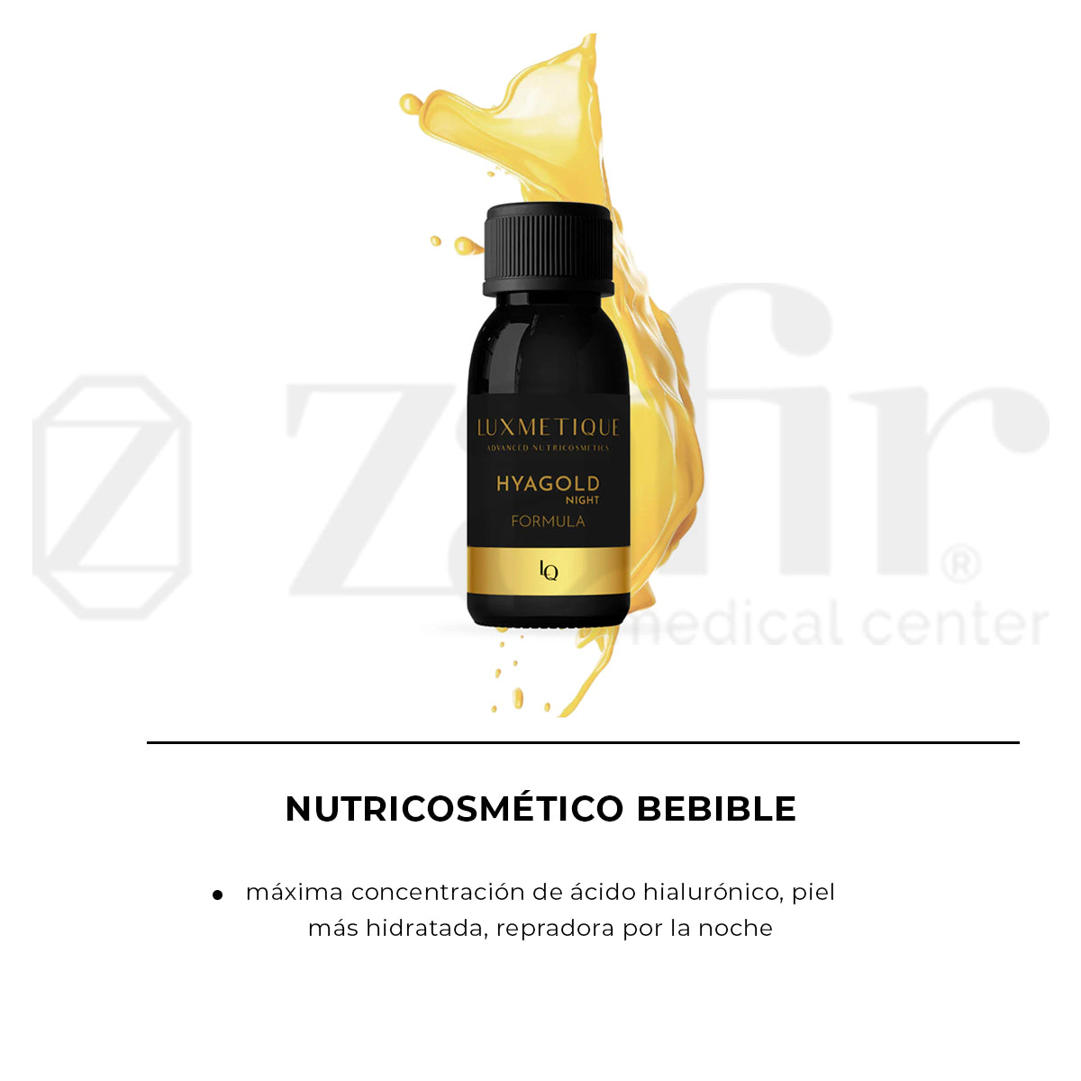Luxmetique Formula Hyagold Night (15 viables bebibles)
