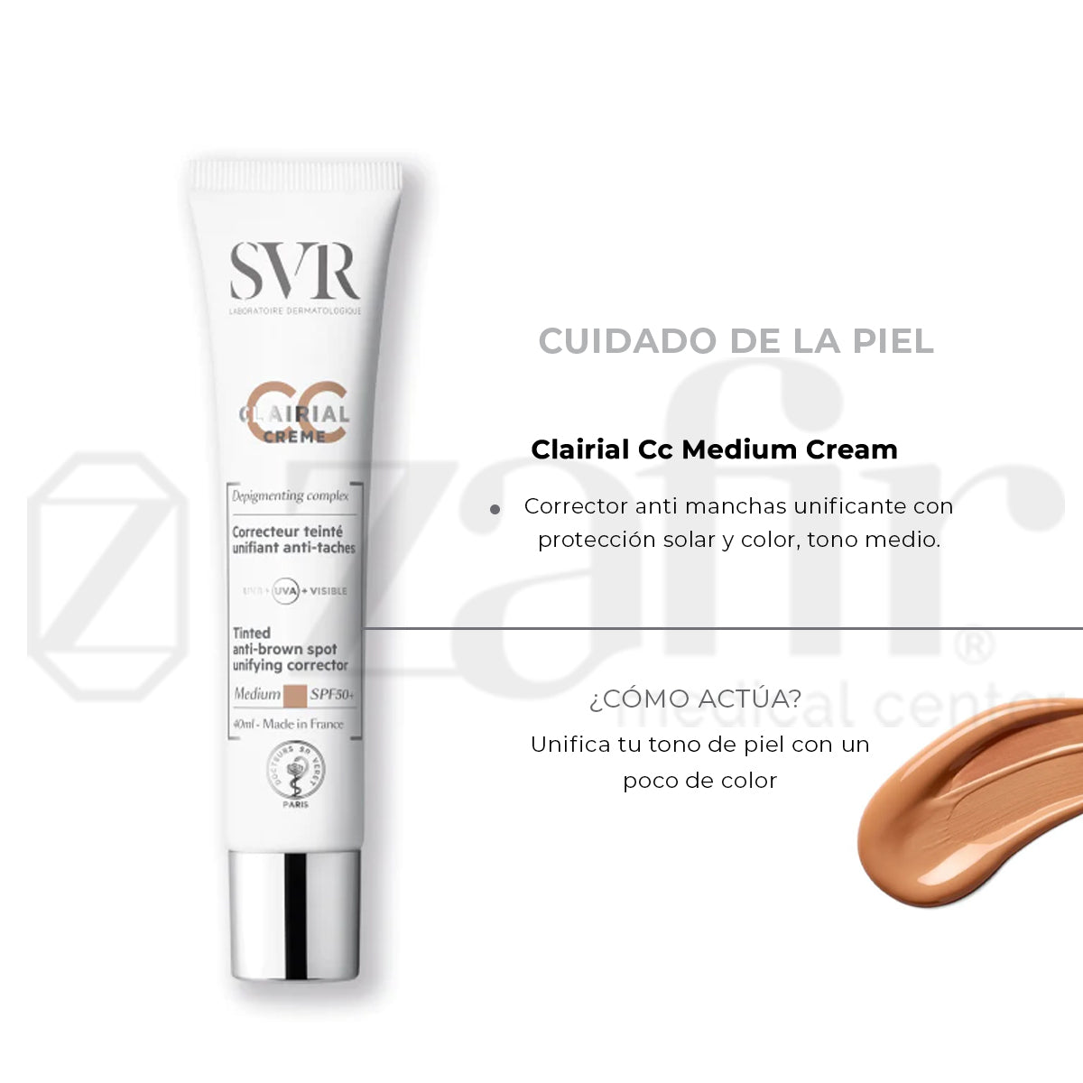 Clairial Cc Crema Anti Manchas Con Maquillaje Tono Medium