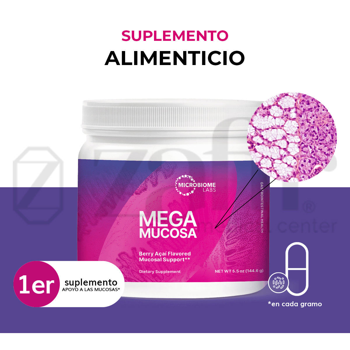 Microbiome Labs - MegaMucosa Polvo 144 gr