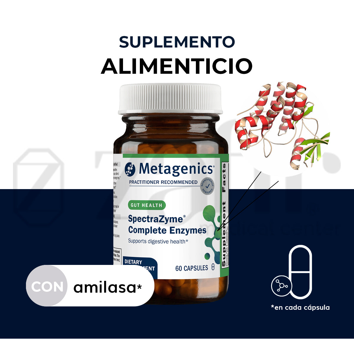 Metagenics SpectraZyme Complete (60 cápsulas)