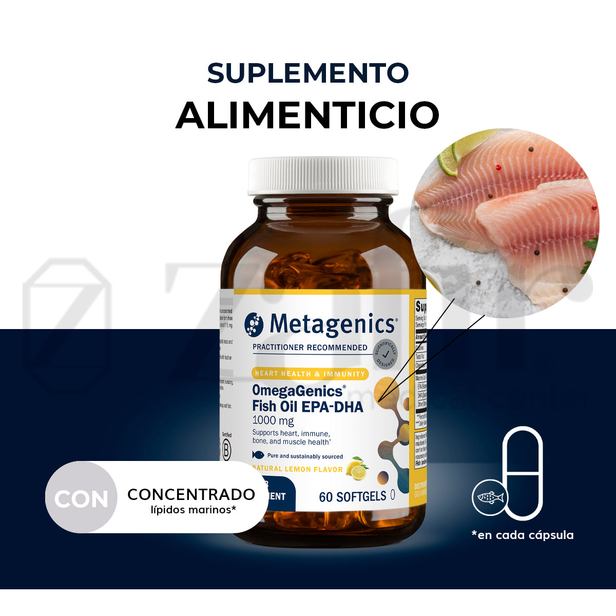 Metagenics OmegaGenics EPA-DHA 1000 (60 cápsulas)