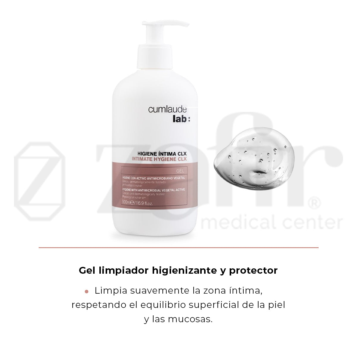Gel Higiene Íntima Cumlaude Lab CLX 500ml Hidratante