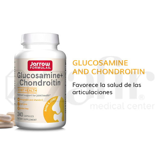 Jarrow Formulas Glucosamine+Chondroitin+MSM Vitamina C